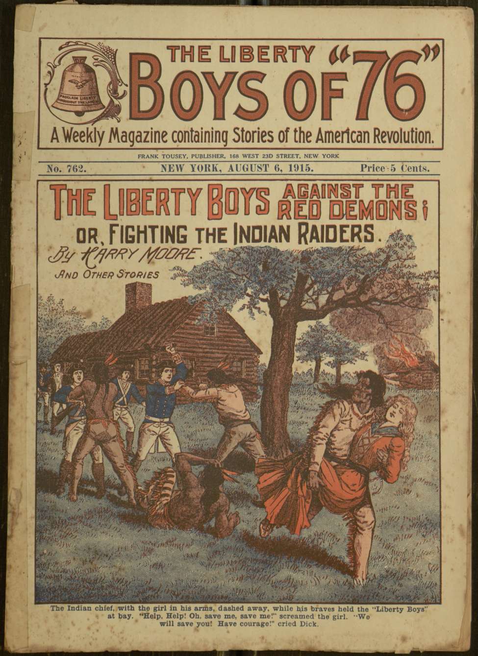 Book Cover For The Liberty Boys of 76 762 - The Liberty Boys Against the Red Demons
