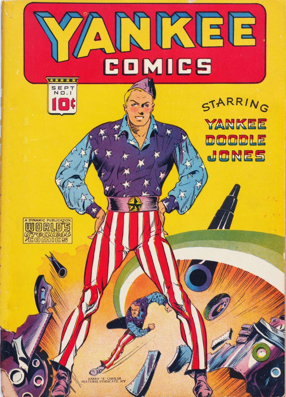Comic Book Cover For Yankee Comics 1