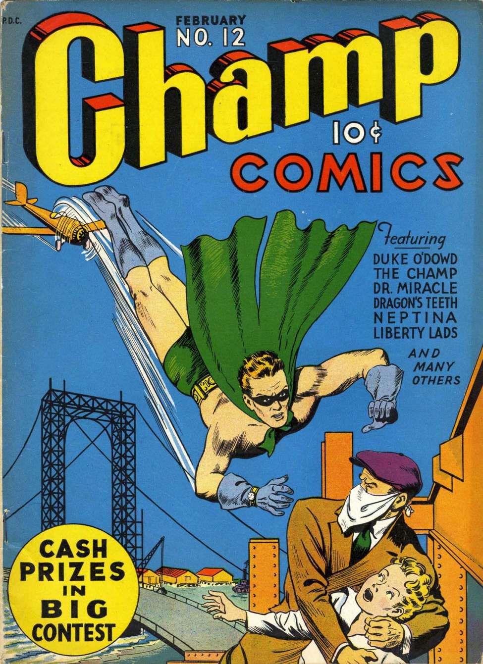 Comic Book Cover For Champ Comics 12 - Version 1