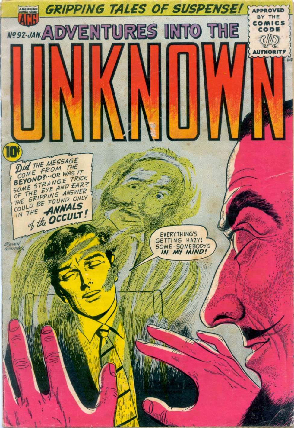 Book Cover For Adventures into the Unknown 92