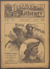 Cover For Beadle's Half Dime Library 1148 - Buck Taylor, King of the Cowboys