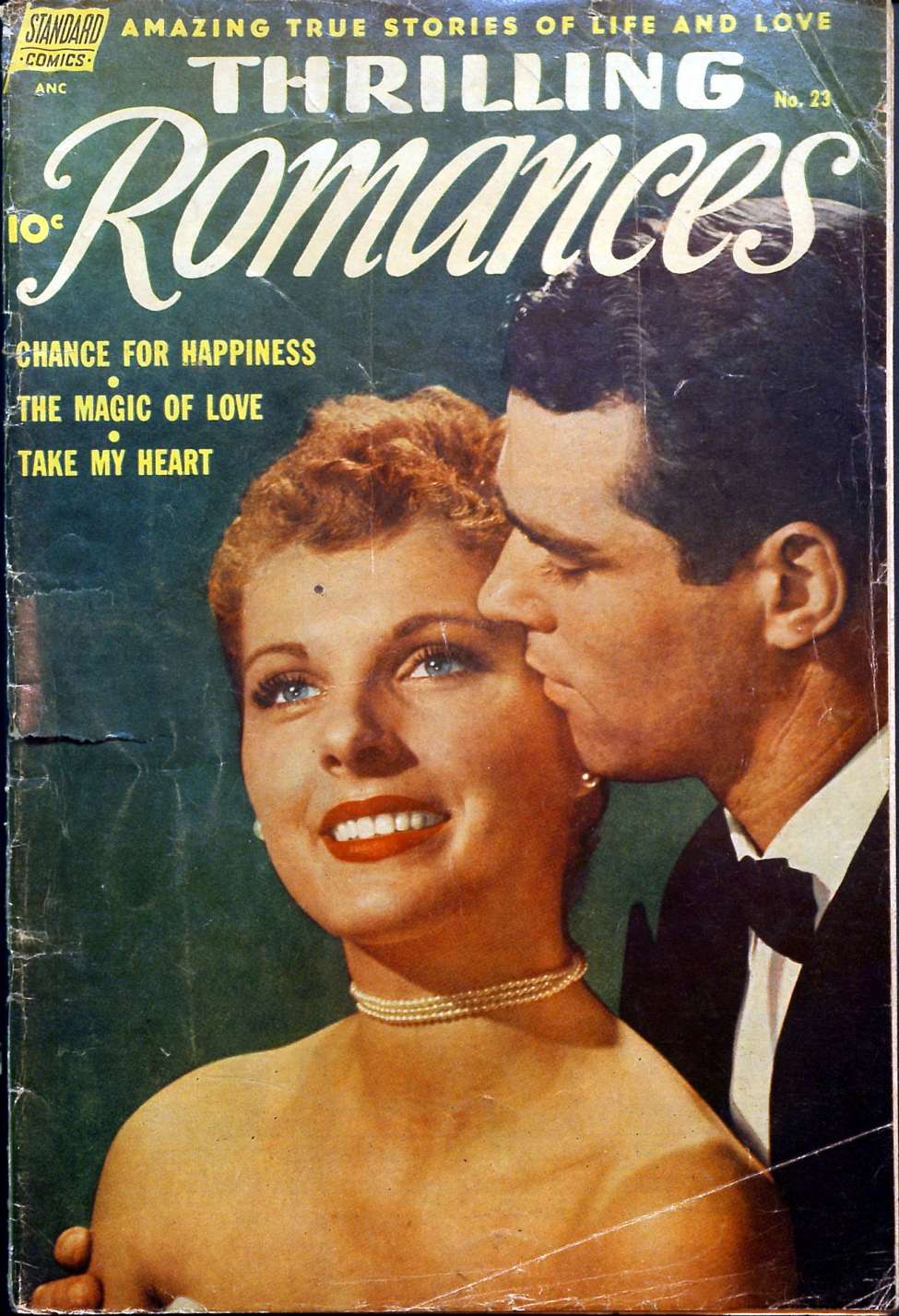 Comic Book Cover For Thrilling Romances 23