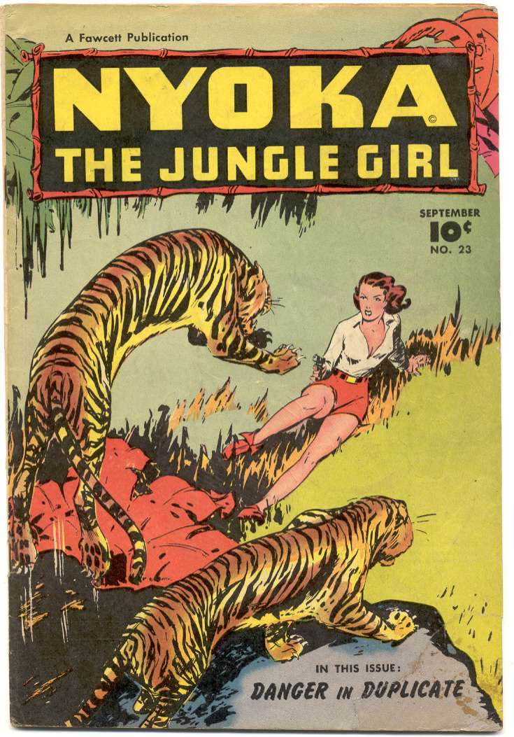 Comic Book Cover For Nyoka the Jungle Girl 23 - Version 1