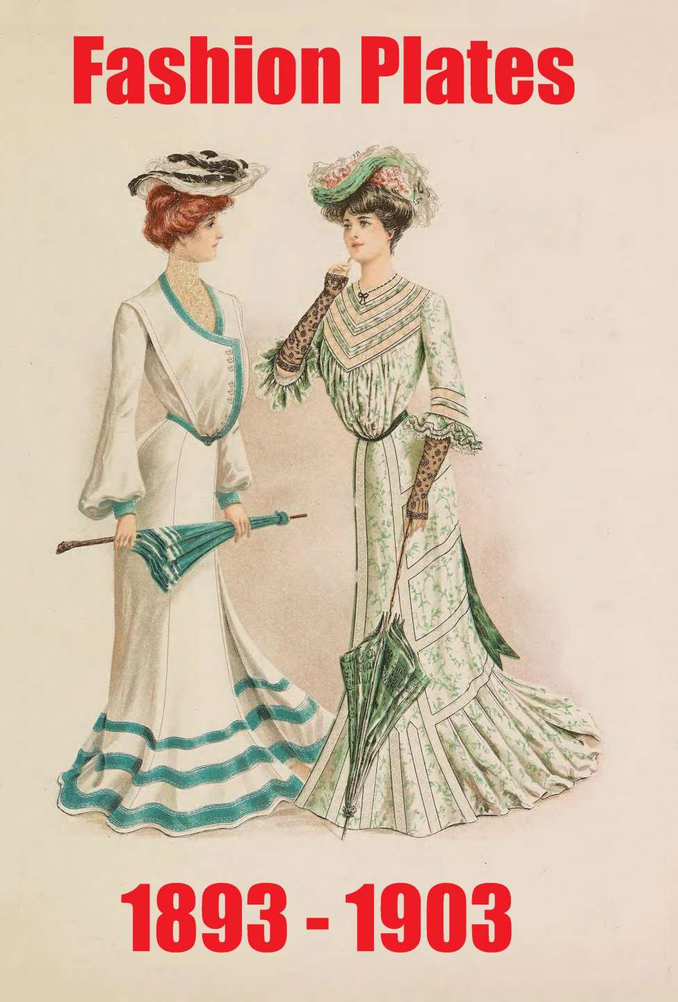 Book Cover For Fashion Plates 1893 - 1903