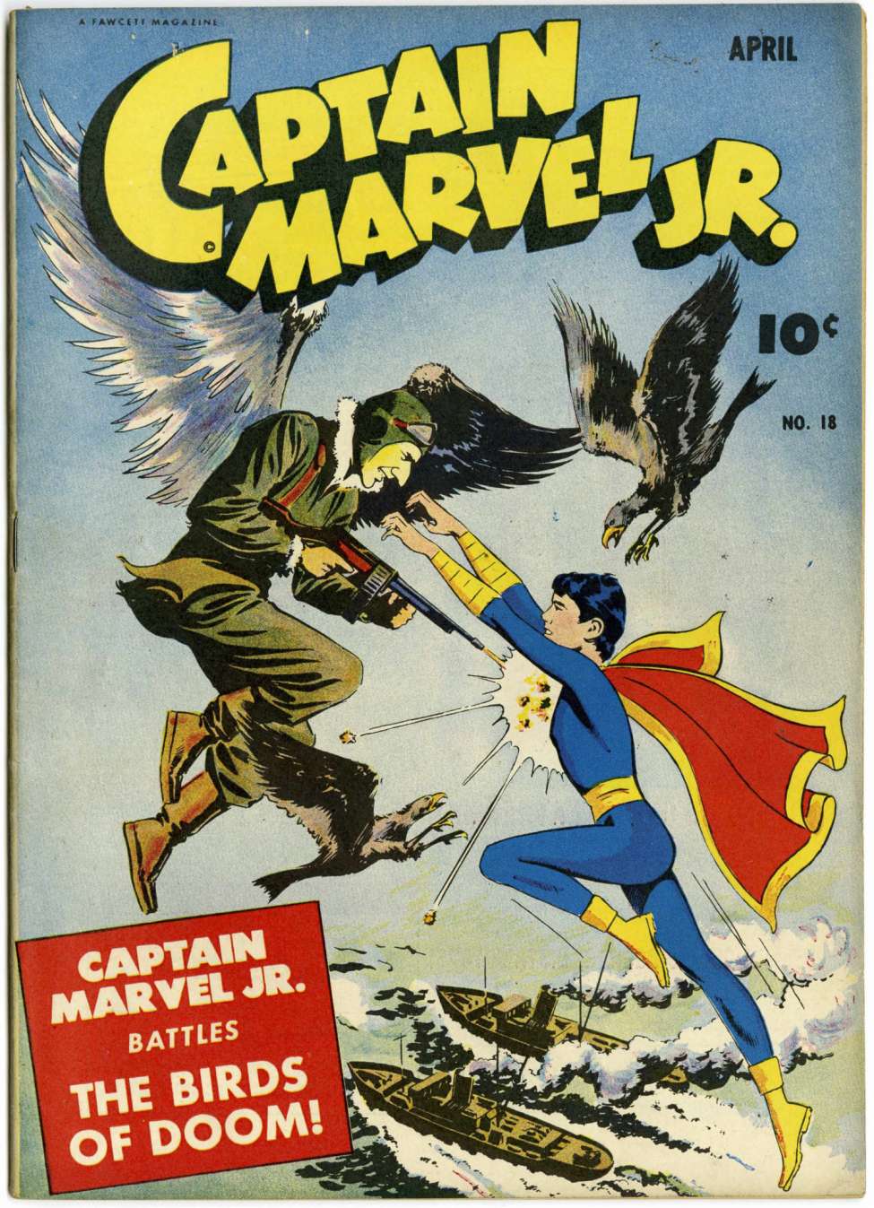 Comic Book Cover For Captain Marvel Jr. 18