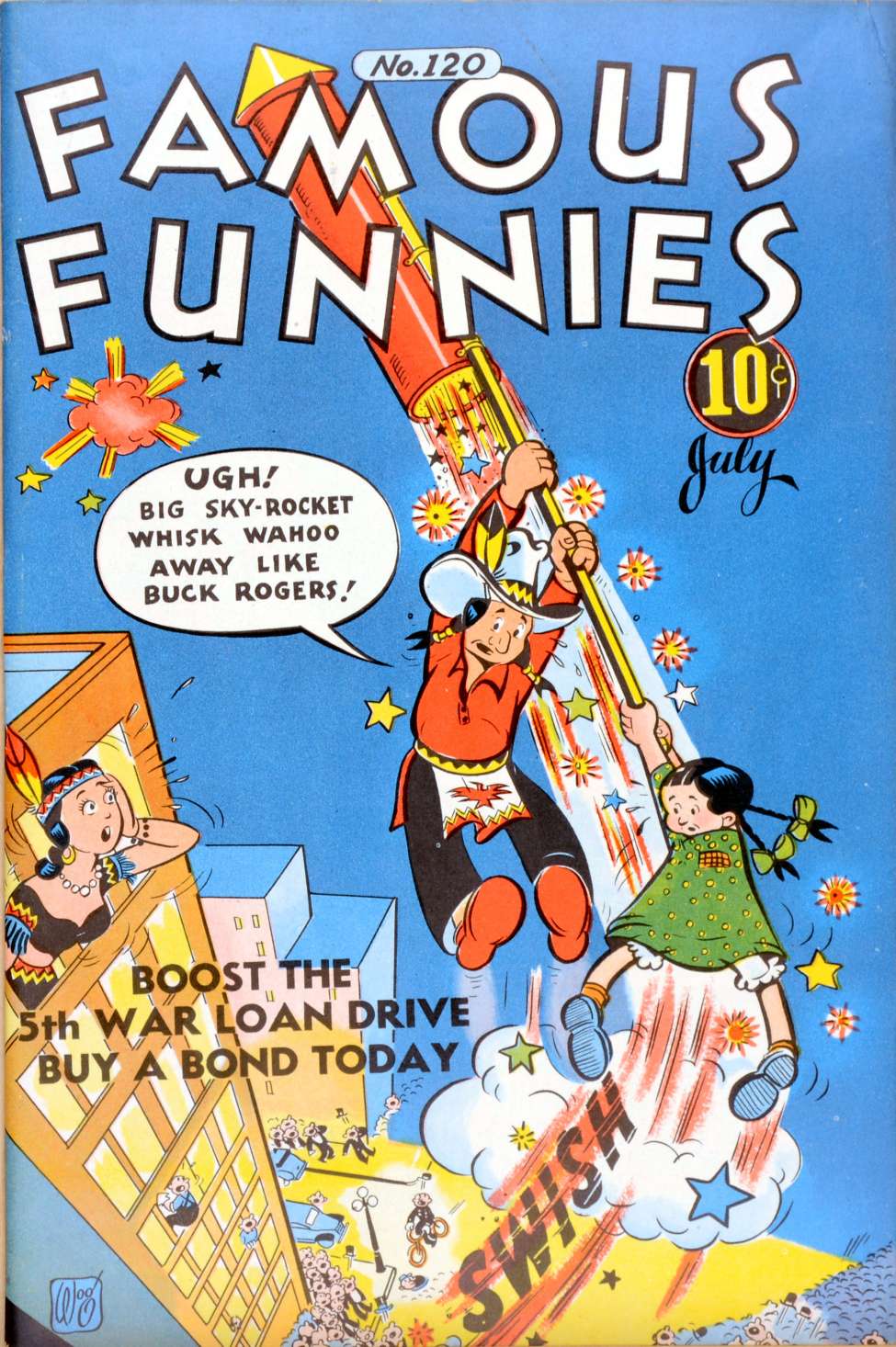 Comic Book Cover For Famous Funnies 120