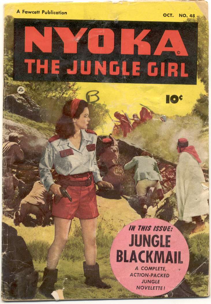 Comic Book Cover For Nyoka the Jungle Girl 48 - Version 1