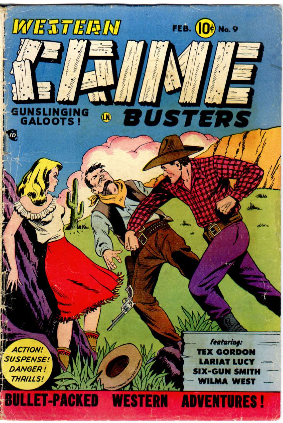 Comic Book Cover For Western Crime Busters 9 (alt) - Version 2