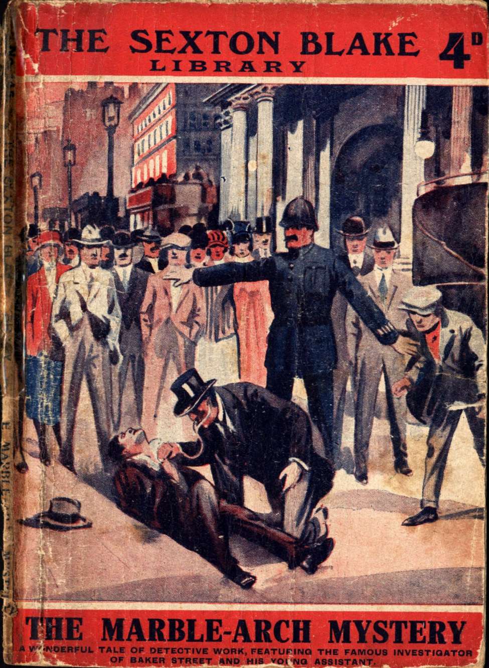Book Cover For Sexton Blake Library S1 145 - The Marble Arch Mystery
