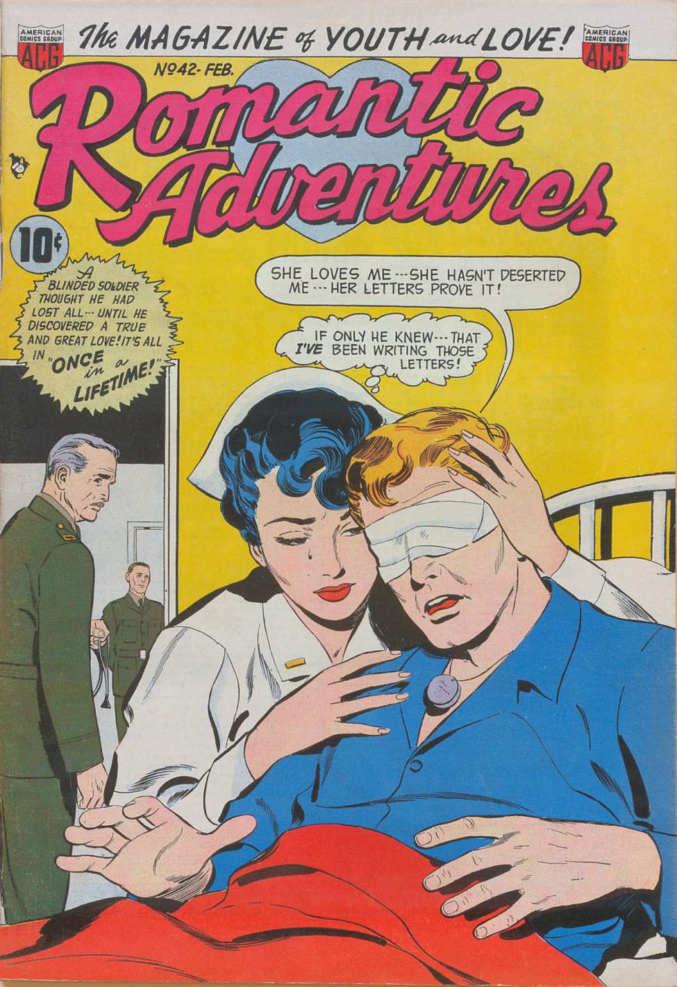 Comic Book Cover For Romantic Adventures 42