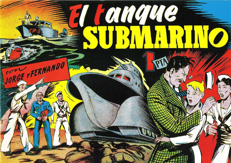 Comic Book Cover For Jorge y Fernando 87 - El tanque submarino