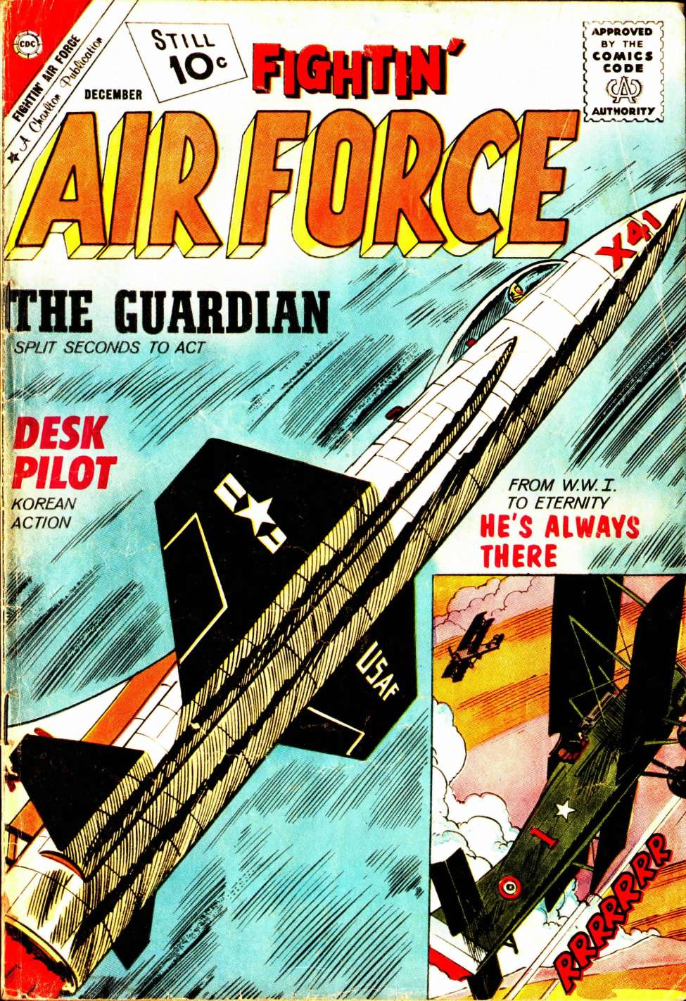 Comic Book Cover For Fightin' Air Force 30