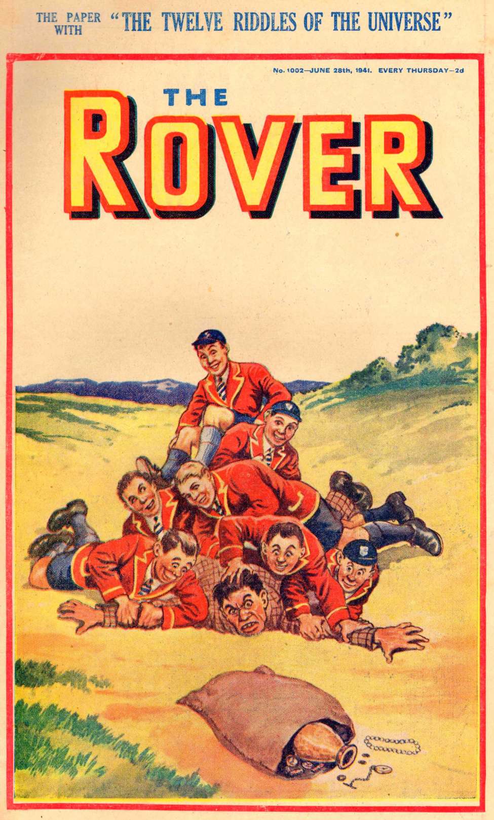 Comic Book Cover For The Rover 1002