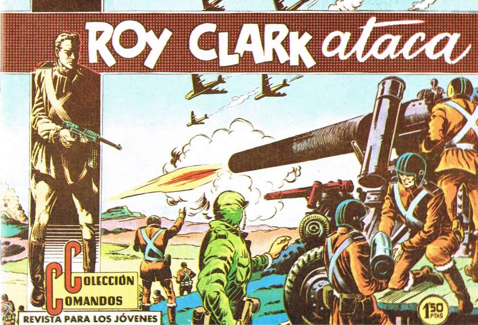 Book Cover For Colección Comandos 81 - Roy Clark 9 - Roy Clark Ataca