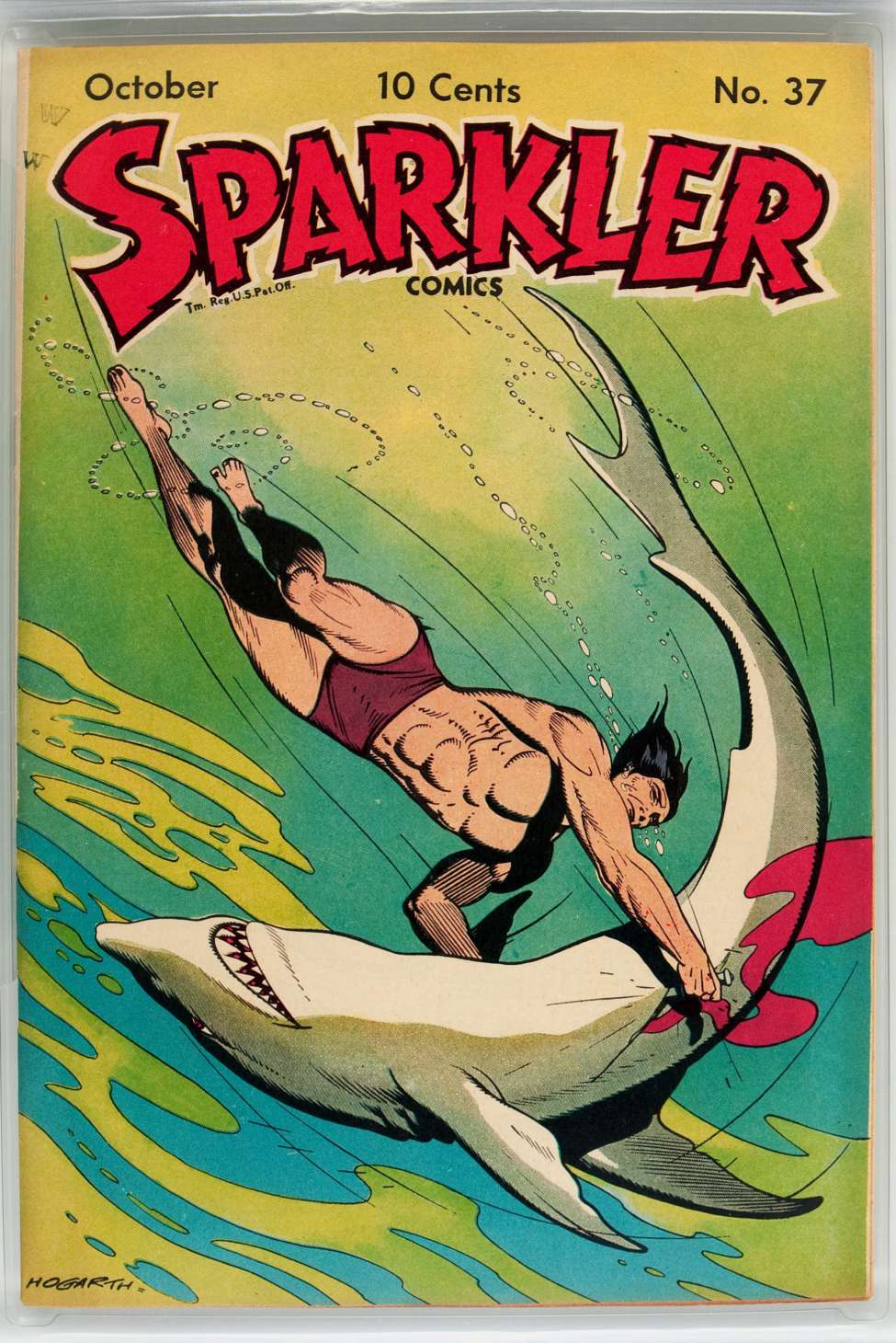 Book Cover For Sparkler Comics 37