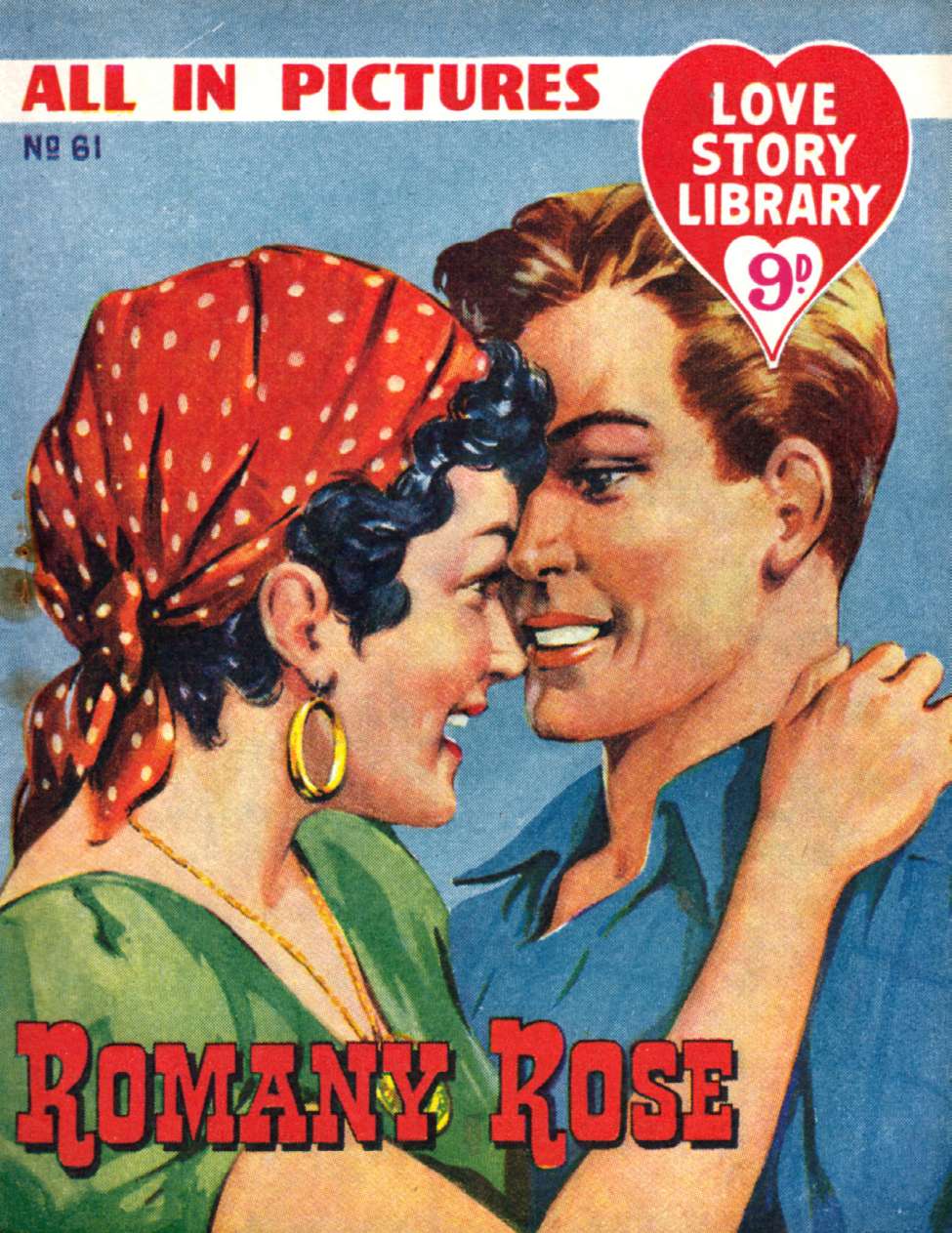 Book Cover For Love Story Picture Library 61 - Romany Rose