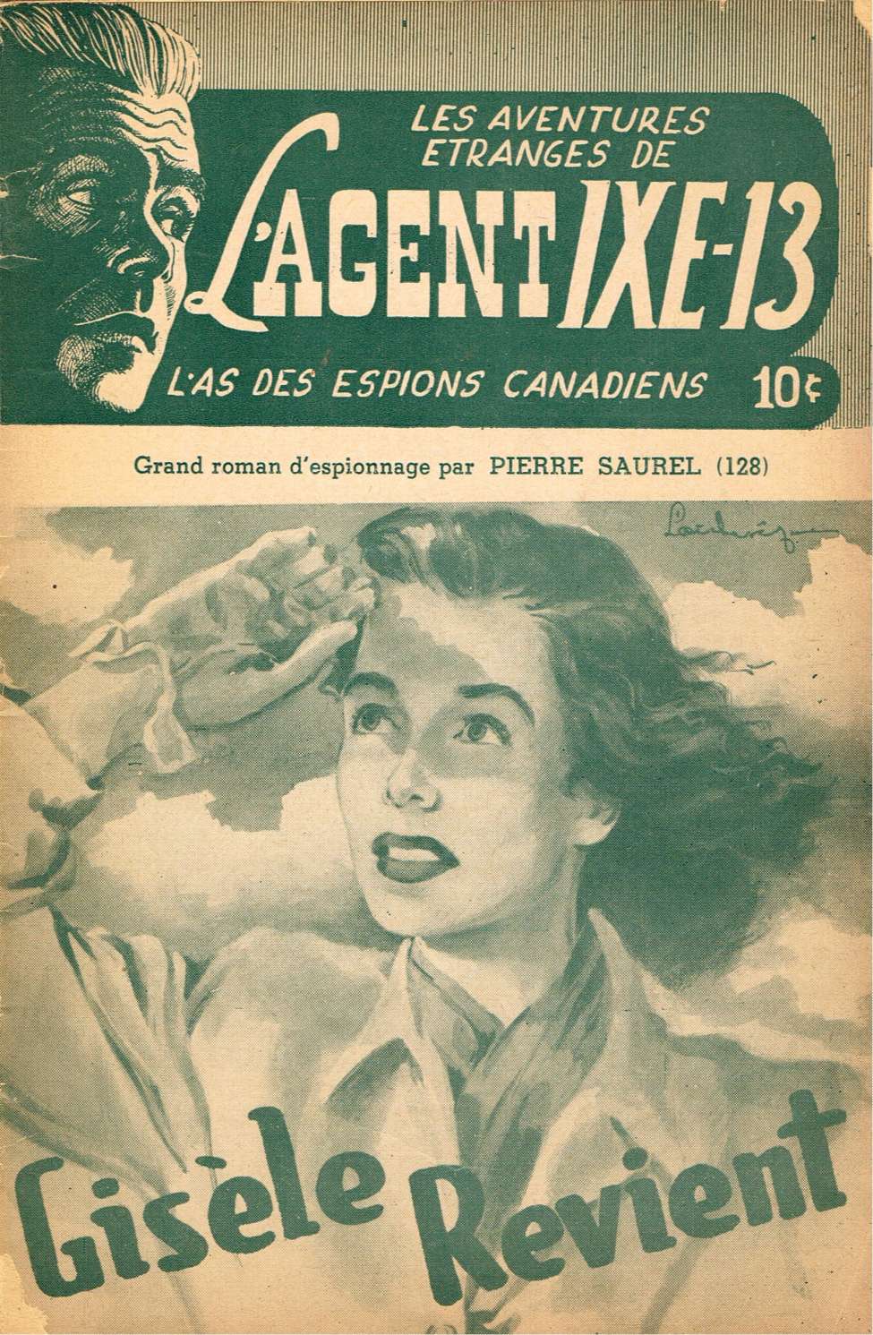 Comic Book Cover For L'Agent IXE-13 v2 128 - Gisèle revient