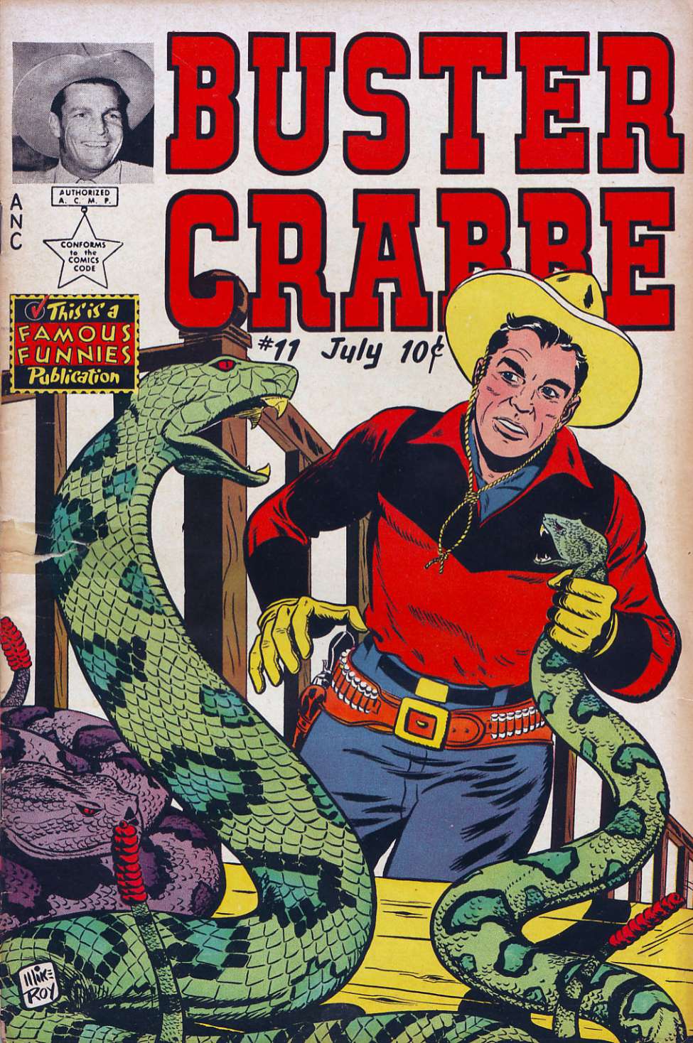Comic Book Cover For Buster Crabbe 11