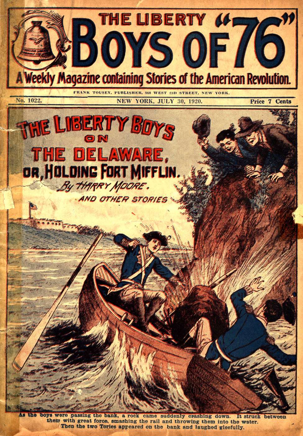 Book Cover For The Liberty Boys of 76 1022 - The Liberty Boys on the Delaware