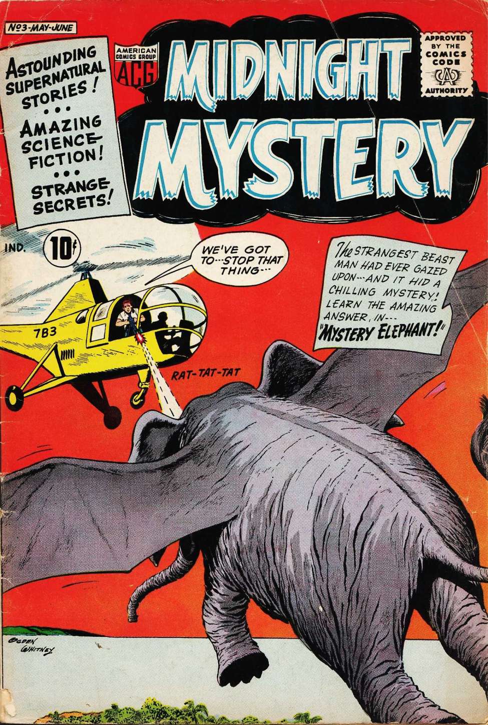 Comic Book Cover For Midnight Mystery 3