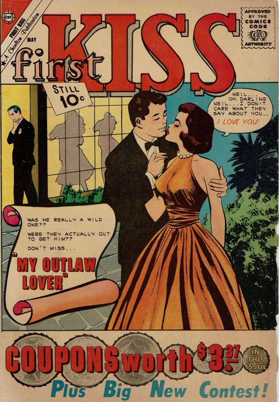 Comic Book Cover For First Kiss 20