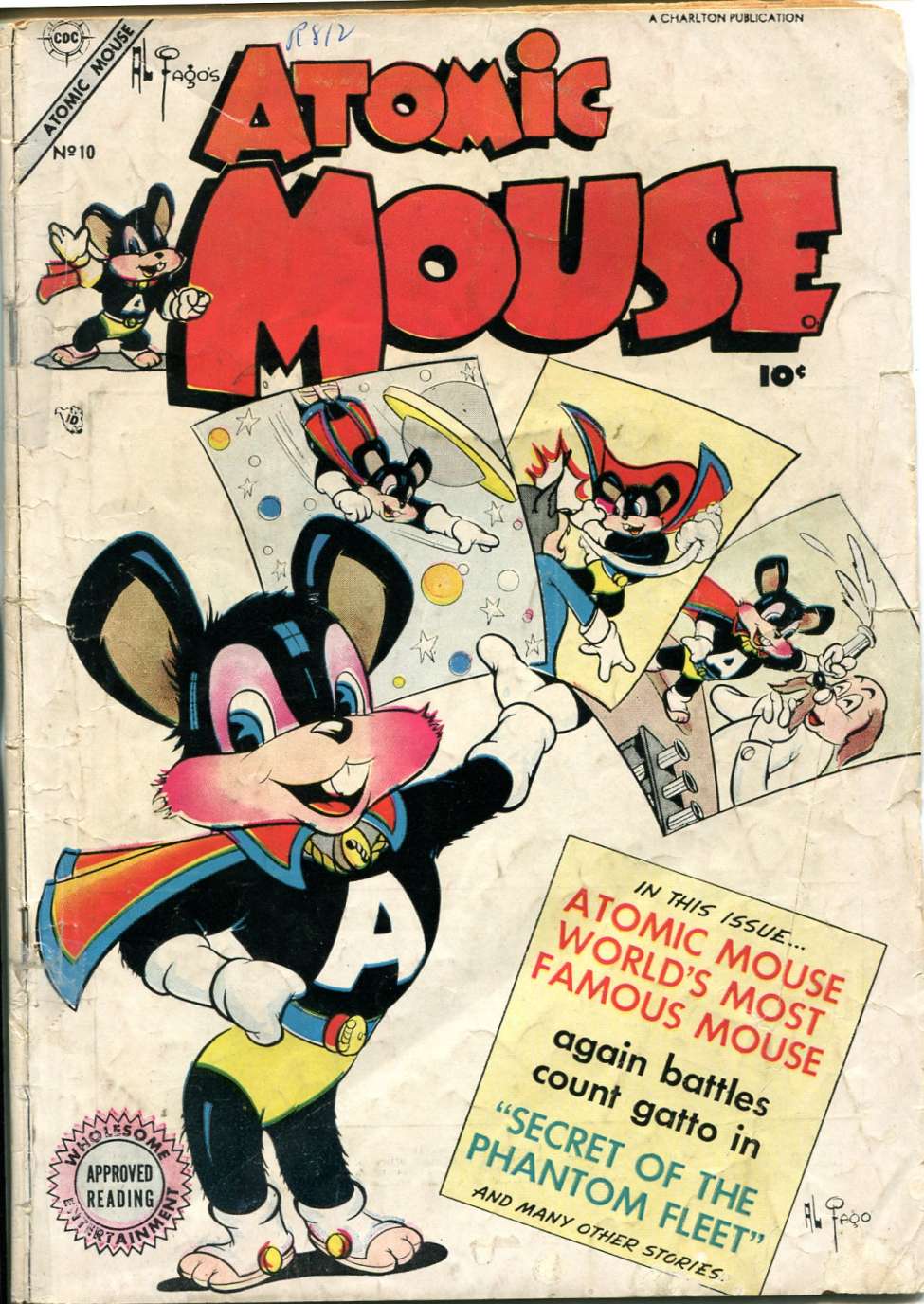 Comic Book Cover For Atomic Mouse 10