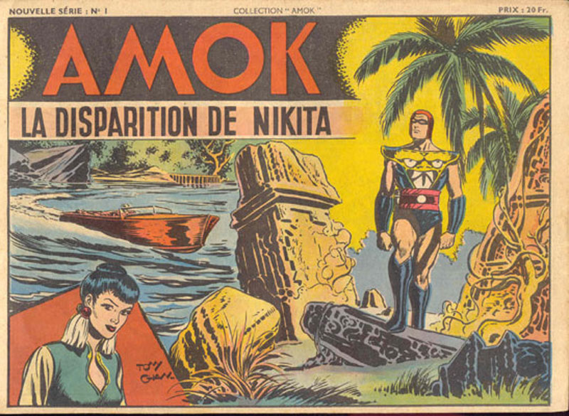 Comic Book Cover For Amok 1 - La Disparition de Nikita