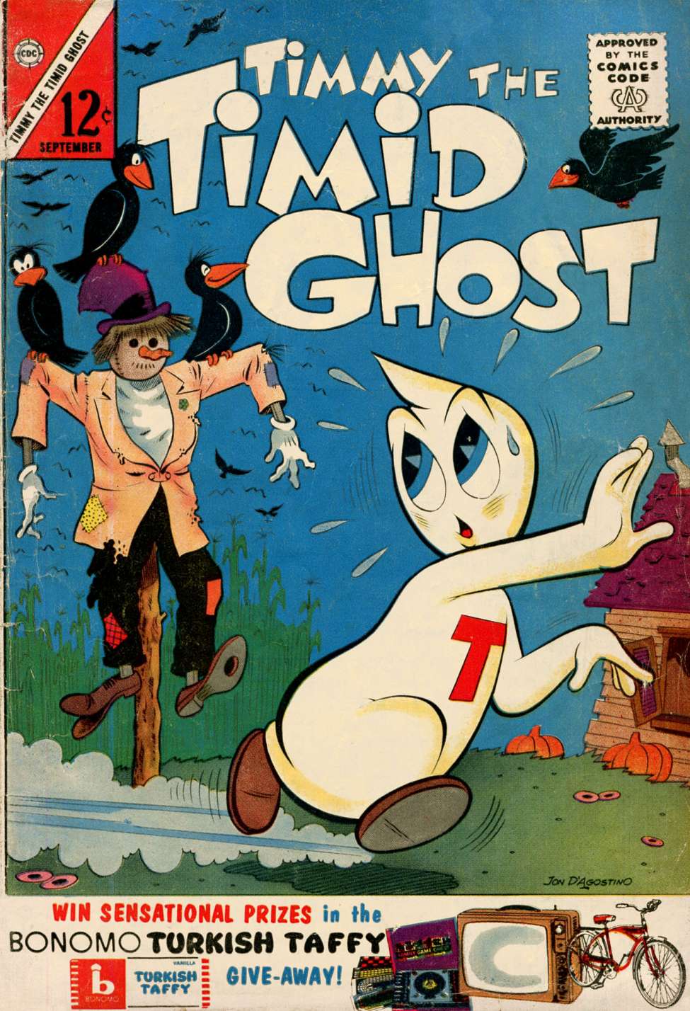 Book Cover For Timmy the Timid Ghost 40