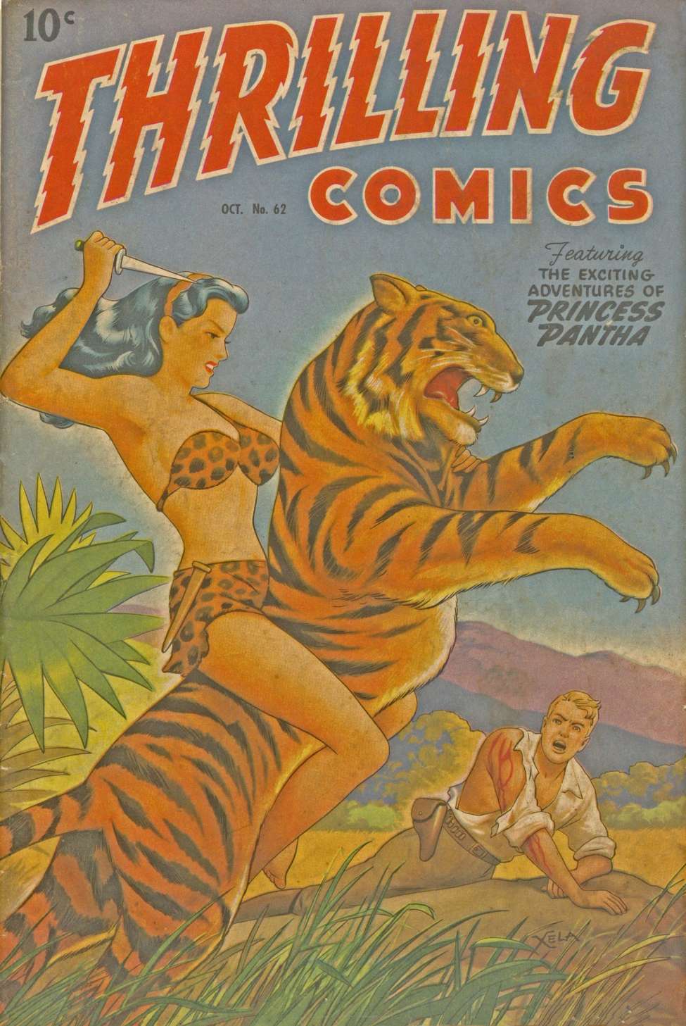 Book Cover For Thrilling Comics 62