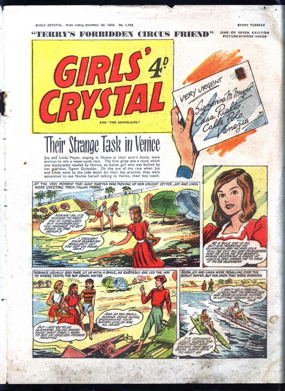 Comic Book Cover For Girls' Crystal 1102