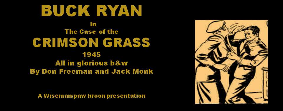 Comic Book Cover For Buck Ryan 25 - The Case of Crimson Grass