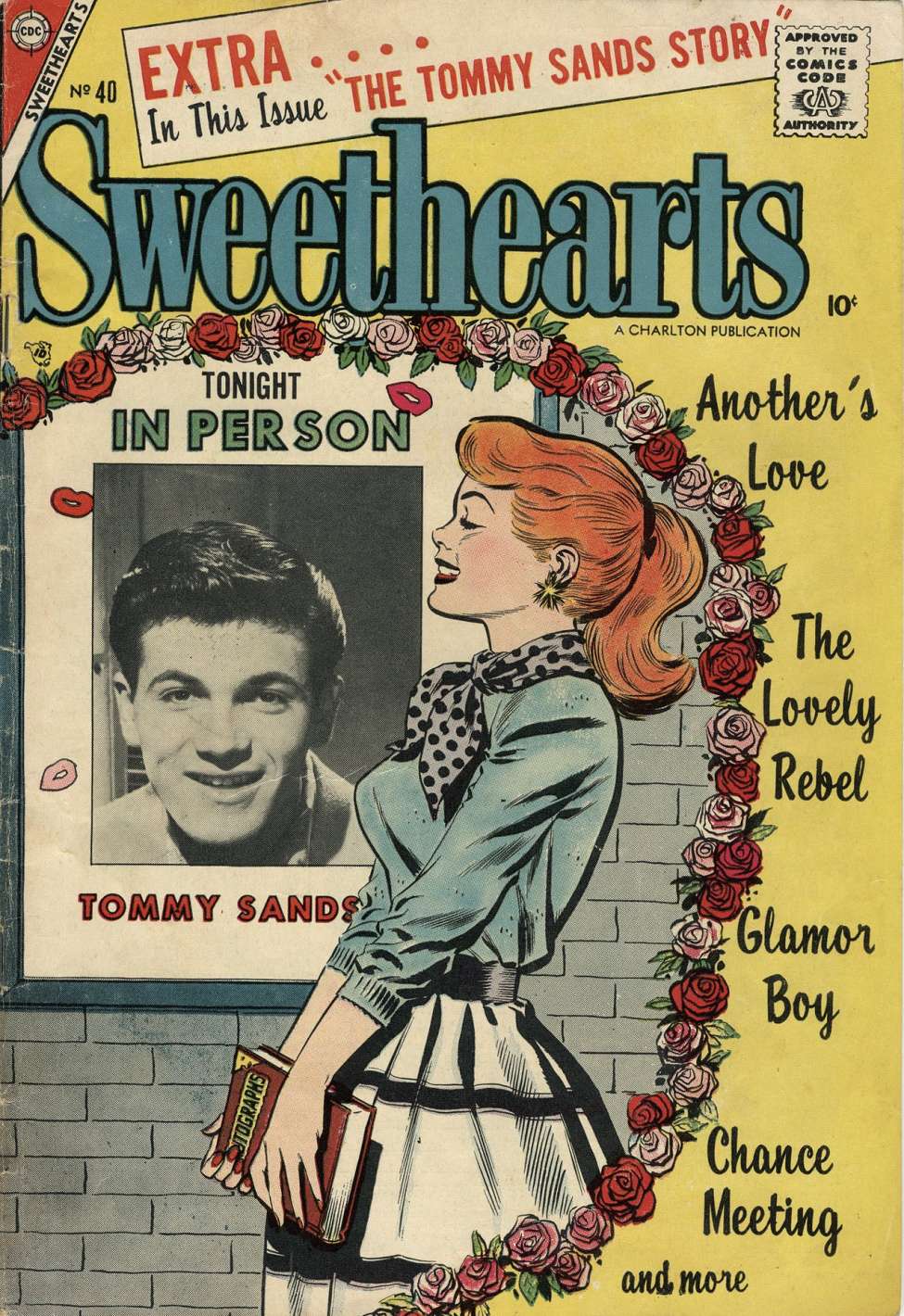 Comic Book Cover For Sweethearts 40