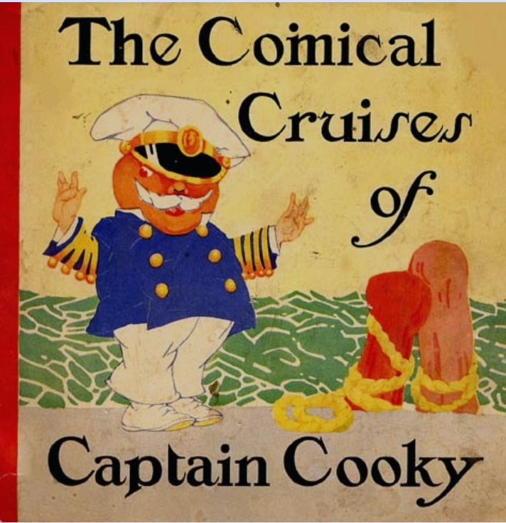 Comic Book Cover For Comical Cruises of Captain Cooky