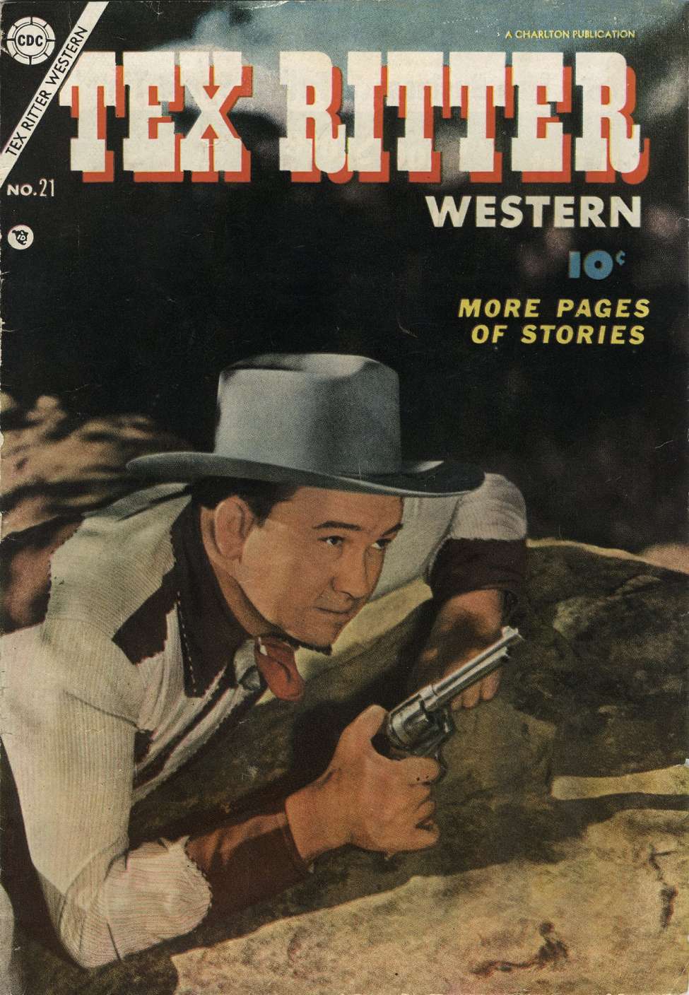 Comic Book Cover For Tex Ritter Western 21