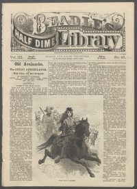 Large Thumbnail For Beadle's Half Dime Library 45 - Old Avalanche, the Great Annihilator