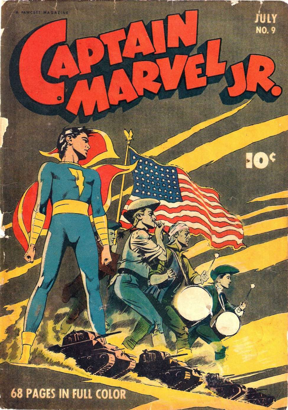 Comic Book Cover For Captain Marvel Jr. 9