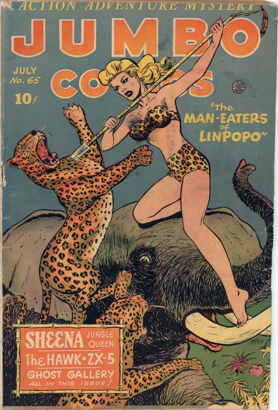 Comic Book Cover For Jumbo Comics 65