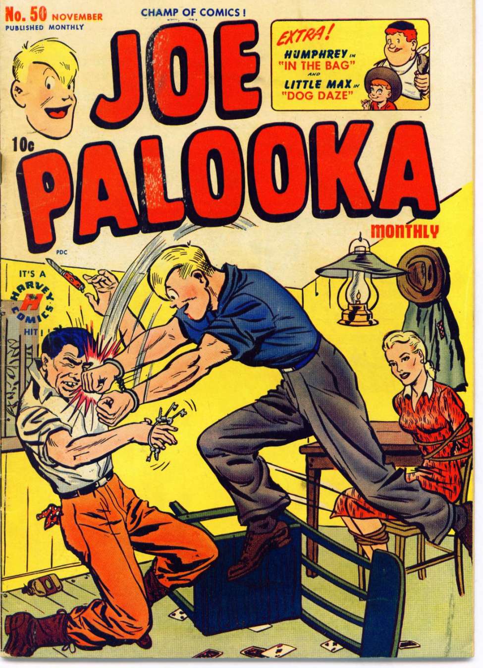 Book Cover For Joe Palooka Comics 50