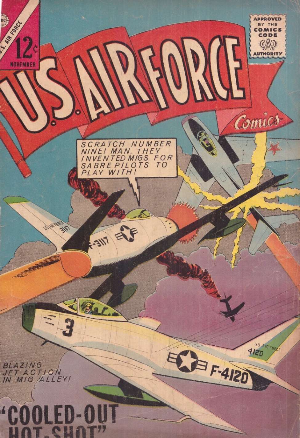 Comic Book Cover For U.S. Air Force Comics 35