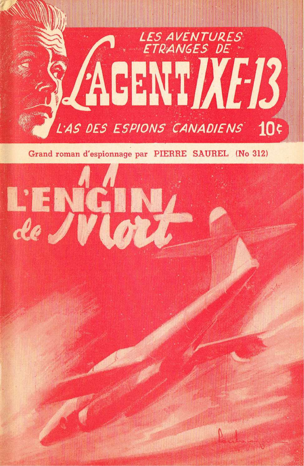 Book Cover For L'Agent IXE-13 v2 312- L'Engin de mort