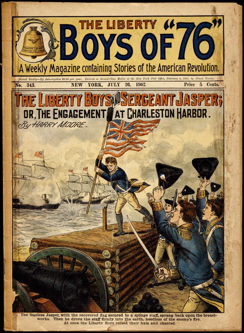 Book Cover For The Liberty Boys of 76 343 - The Liberty Boys and Sergeant Jasper