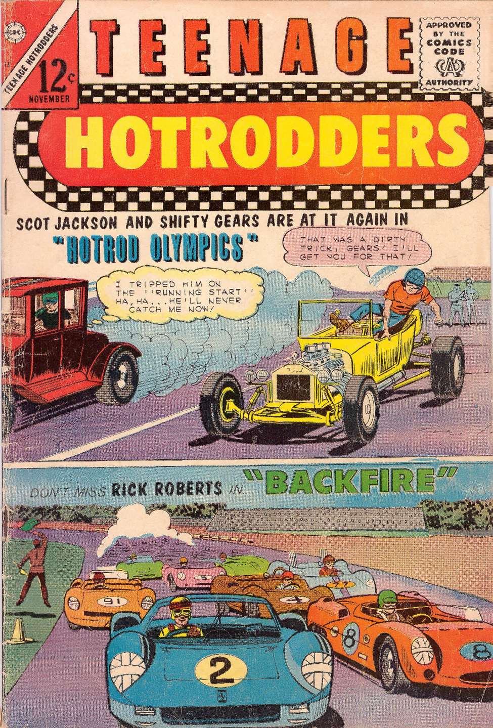 Comic Book Cover For Teenage Hotrodders 15