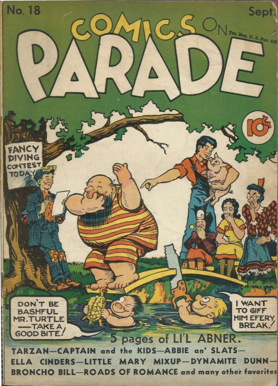 Comic Book Cover For Comics on Parade 18