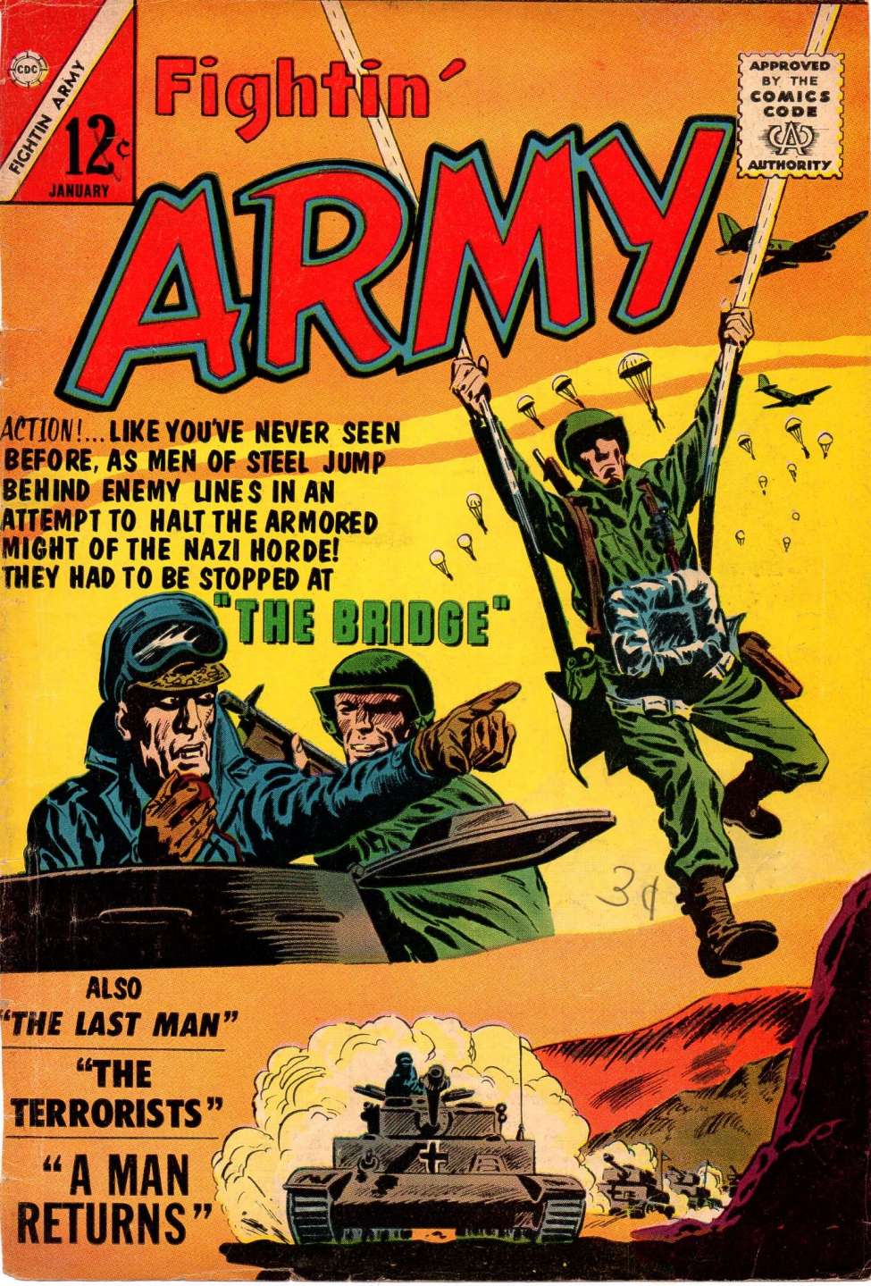 Comic Book Cover For Fightin' Army 50