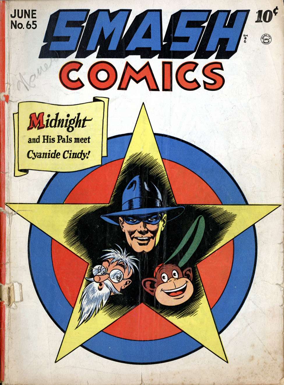 Comic Book Cover For Smash Comics 65