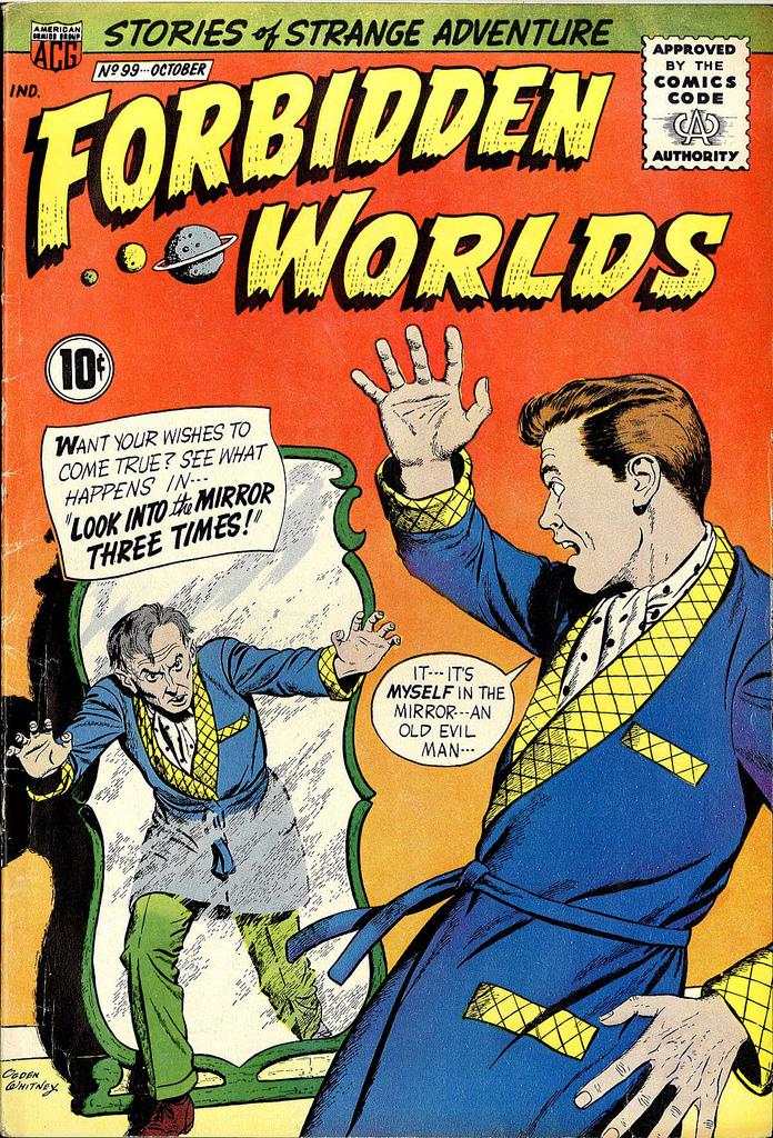 Comic Book Cover For Forbidden Worlds 99