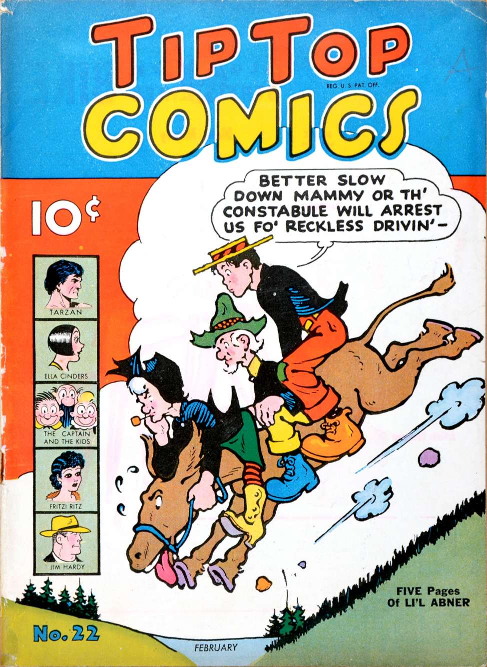 Book Cover For Tip Top Comics 22