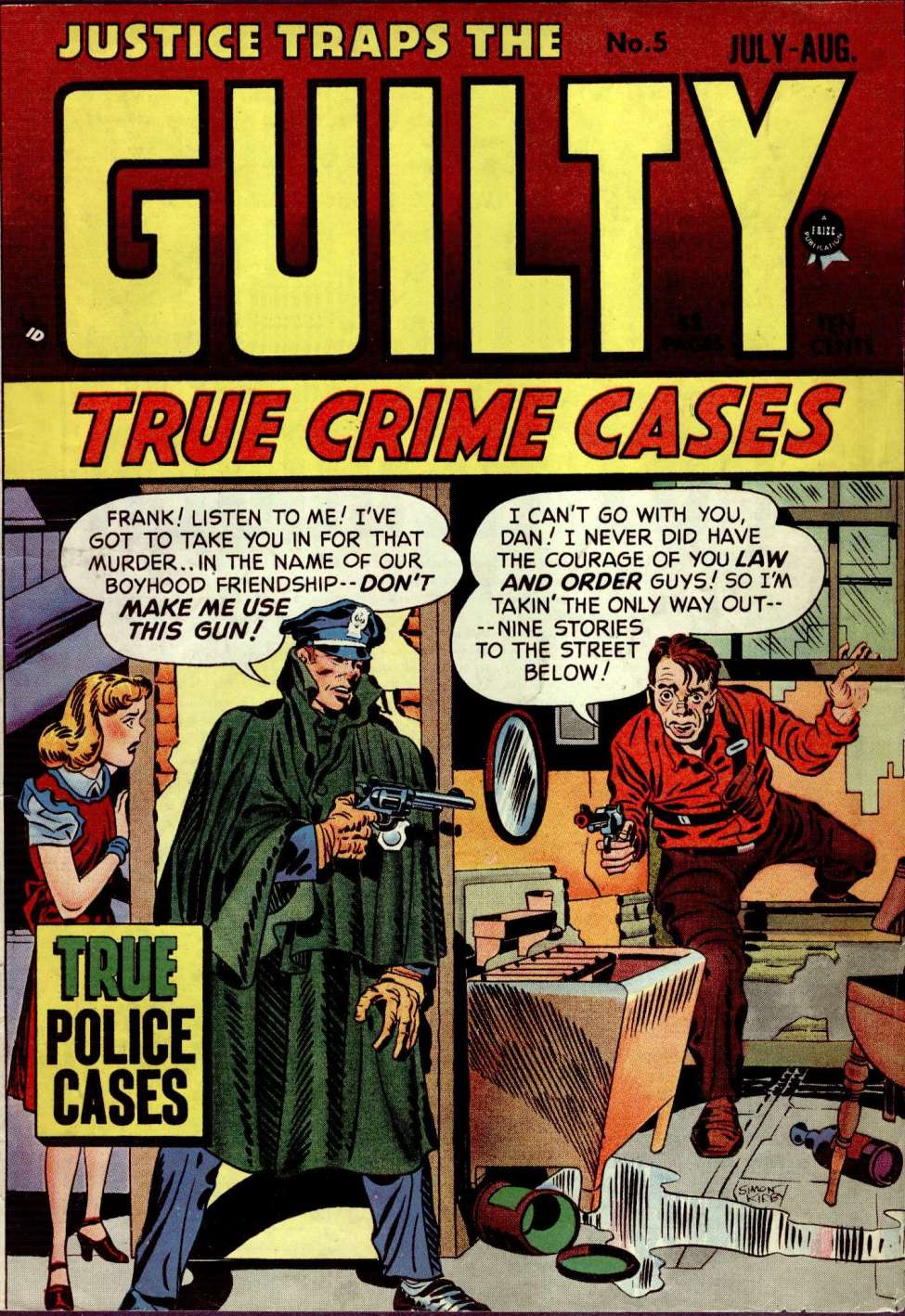 Comic Book Cover For Justice Traps the Guilty 5