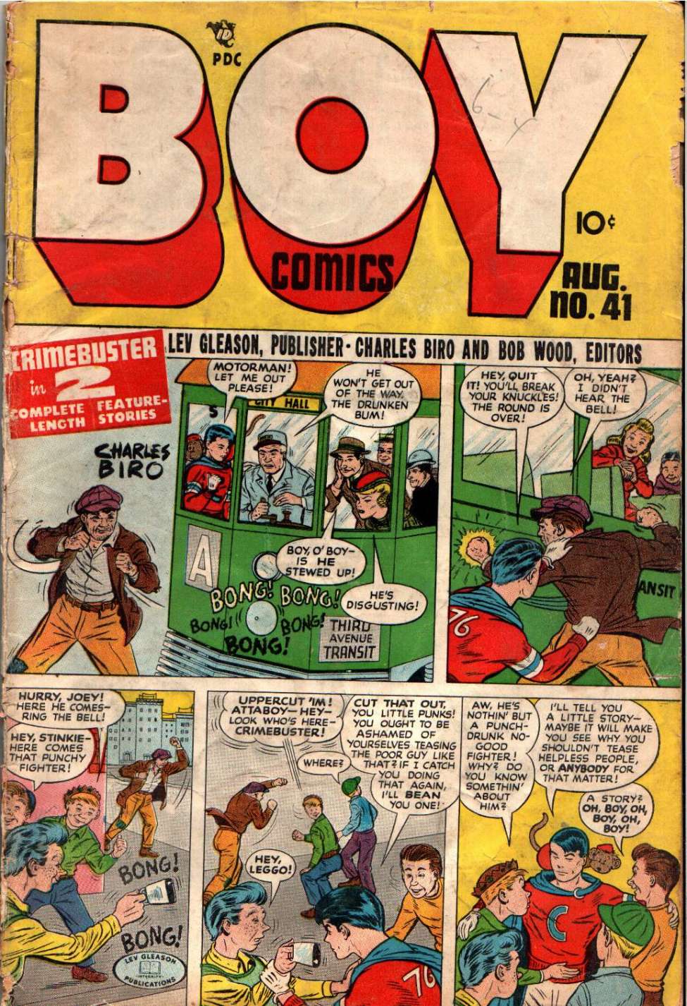 Comic Book Cover For Boy Comics 41