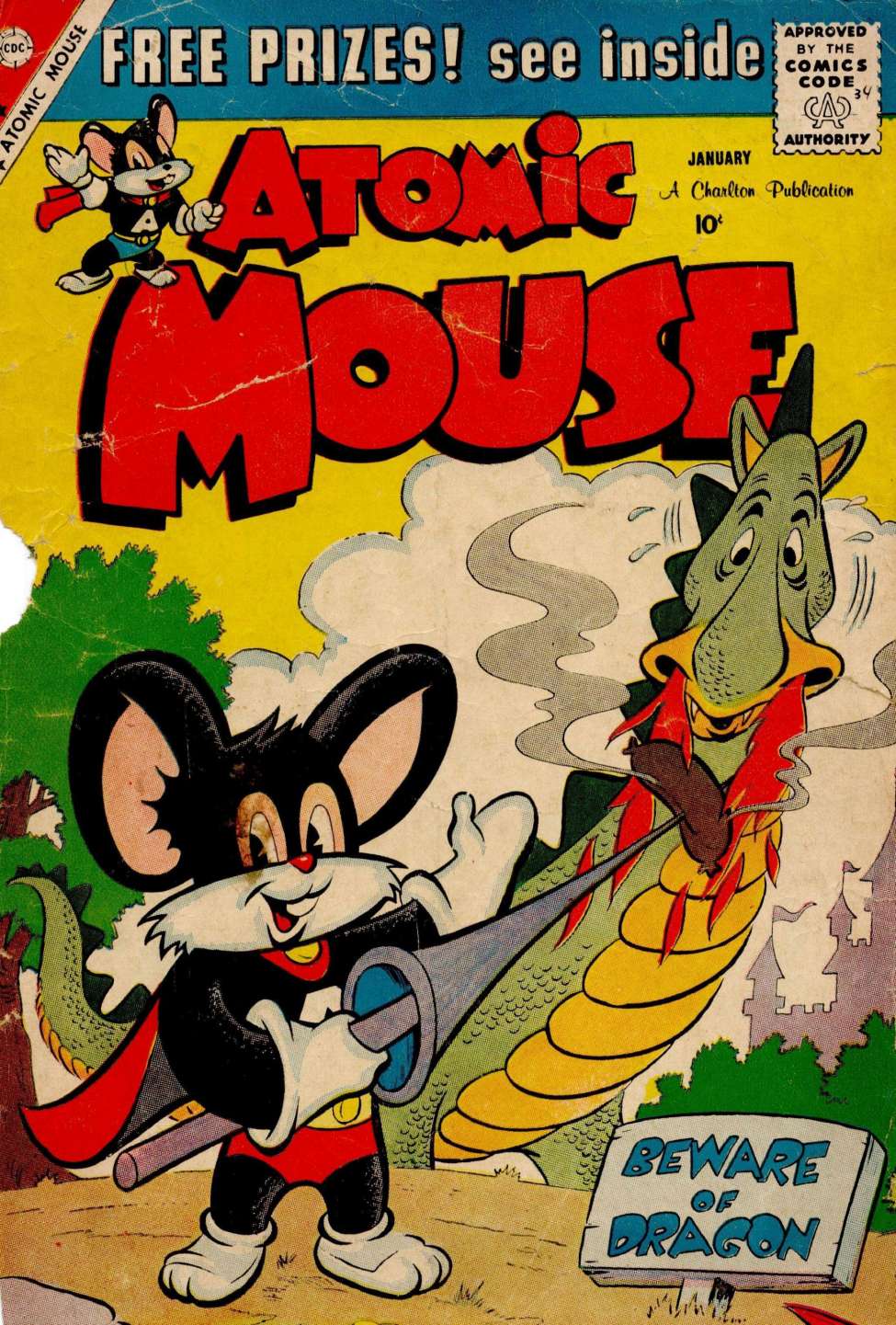 Comic Book Cover For Atomic Mouse 34